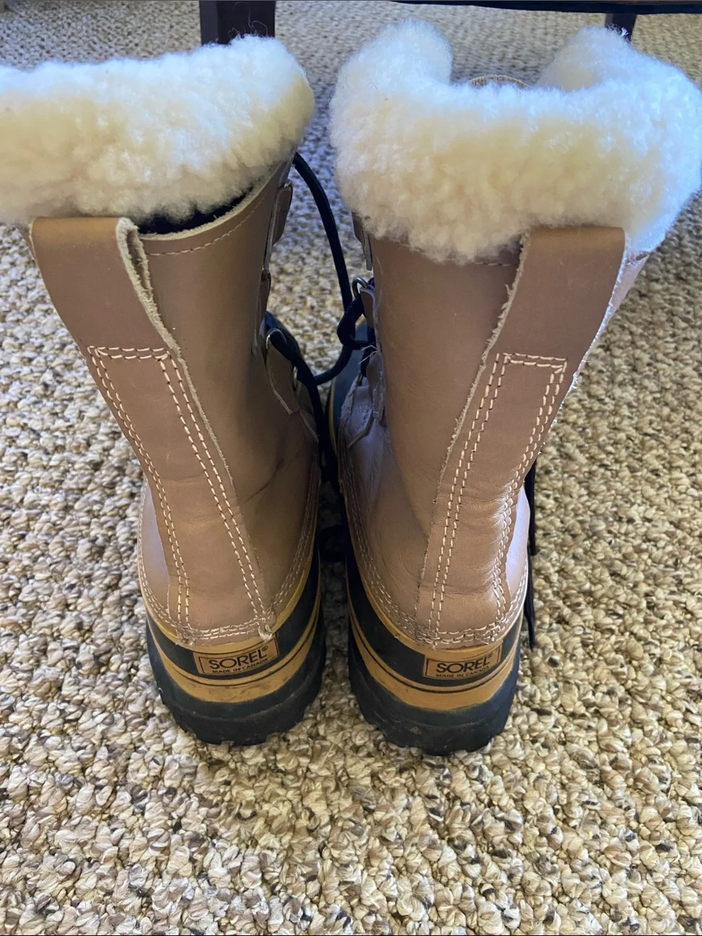 Vintage Wool lined Sorel Boots Men’s Size 9 70s/ 80s